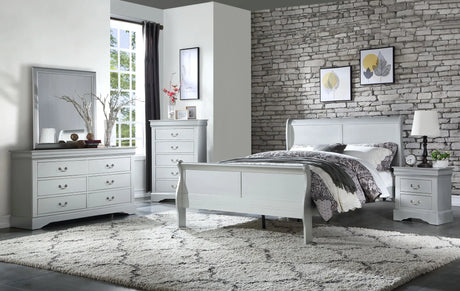 Louis Philippe - Sleigh Bedroom Set - Furniture Home Direct