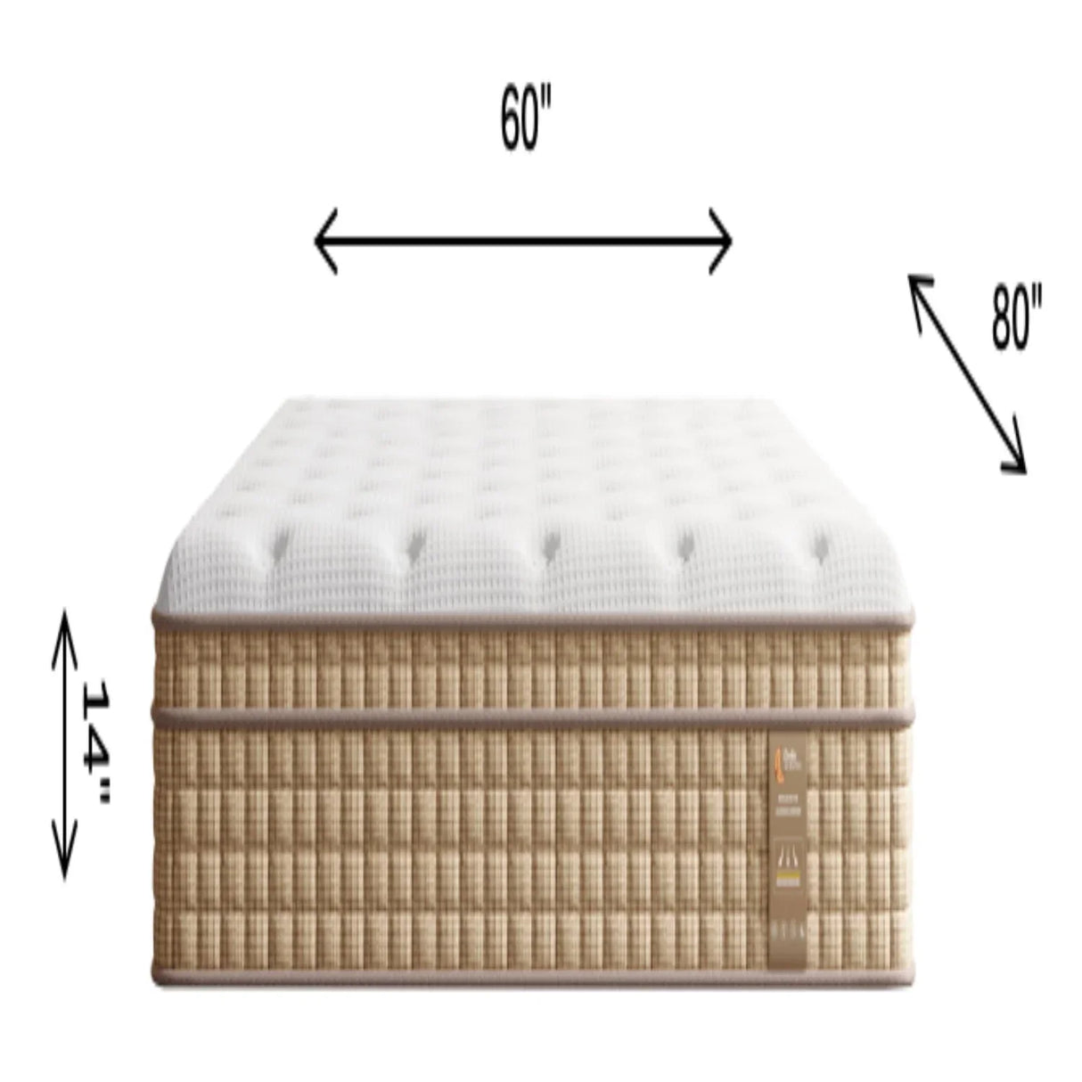 14" Hybrid Mattress With Innerspring & Gel Memory Foam - Furniture Home Direct