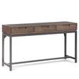 Banting - Mid Century Wide Console Table - Walnut Brown - Furniture Home Direct