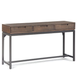 Banting - Mid Century Wide Console Table - Walnut Brown - Furniture Home Direct