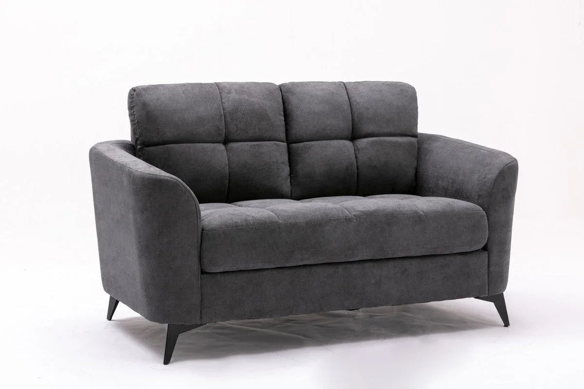 Callie - Woven Fabric Loveseat - Furniture Home Direct
