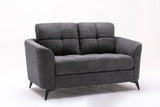 Callie - Woven Fabric Loveseat - Furniture Home Direct