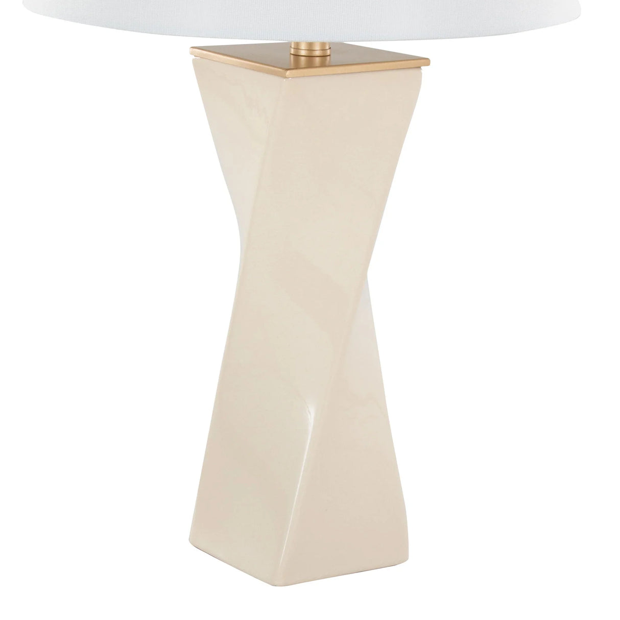 Curvo - Square Contemporary Table Lamp - Furniture Home Direct