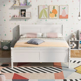 Platform Bed Frame Mattress Foundation Sleigh Bed With Headboard / Footboard / Wood Slat Suppor - Furniture Home Direct