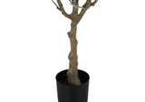 46" Tall, Artificial Plant, Eucalyptus Tree, Indoor, Faux, Fake, Floor, Greenery, Potted, Decorative - Green / Black - Furniture Home Direct
