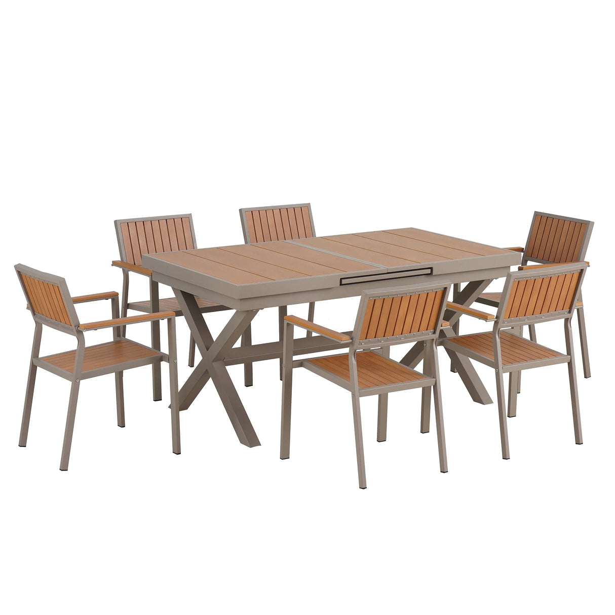Outdoor Extendable Dining Set - Furniture Home Direct
