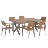 Outdoor Extendable Dining Set - Furniture Home Direct