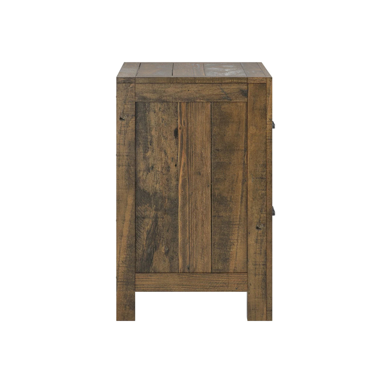 Lisque - 2 Drawer Nightstand - Brown - Furniture Home Direct