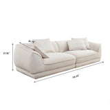 Nordic Modern Sofa With Removable Pillowcase, High Density Sponge Filling, 4 Throw Pillows - Furniture Home Direct