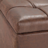 Harrison - Upholstered Coffee Table Storage Ottoman - Furniture Home Direct
