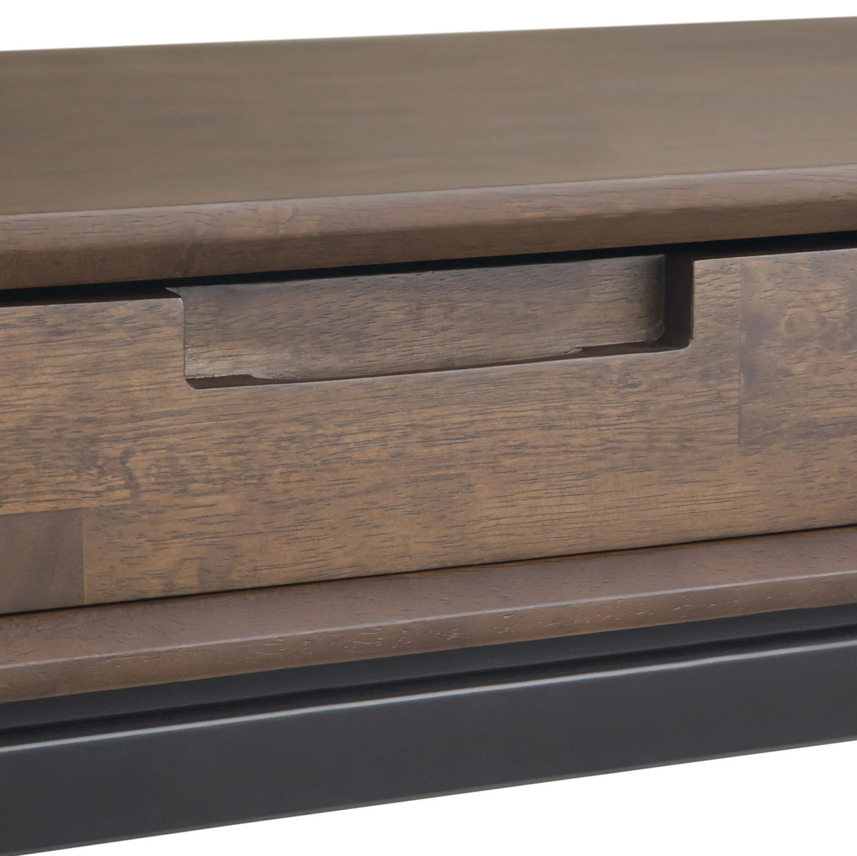Banting - Mid Century Wide Desk, Handcrafted - Furniture Home Direct