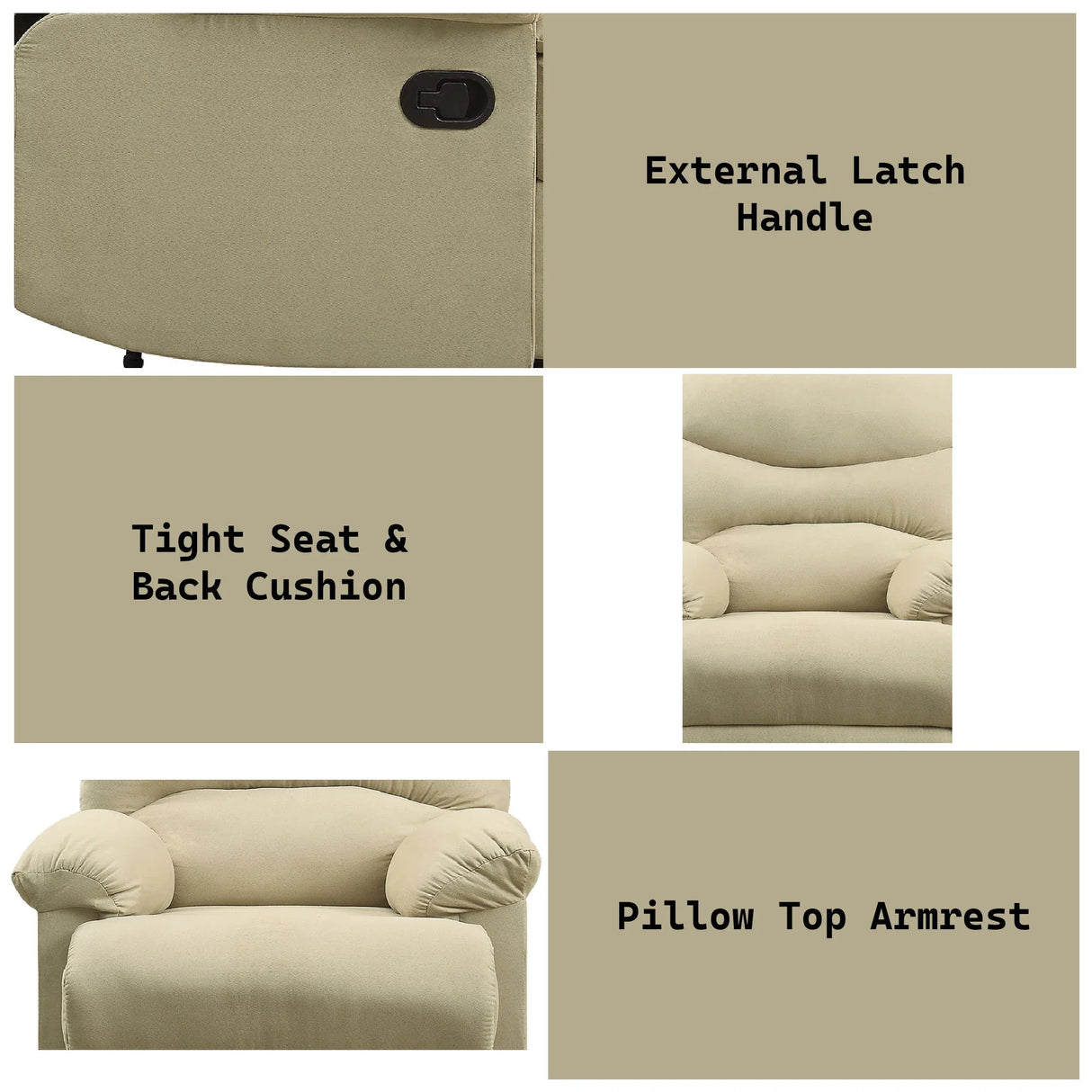 Arcadia - Micro Motion Glider Recliner - Furniture Home Direct