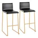 Mara - Contemporary Upholstered Barstool (Set of 2) - Furniture Home Direct