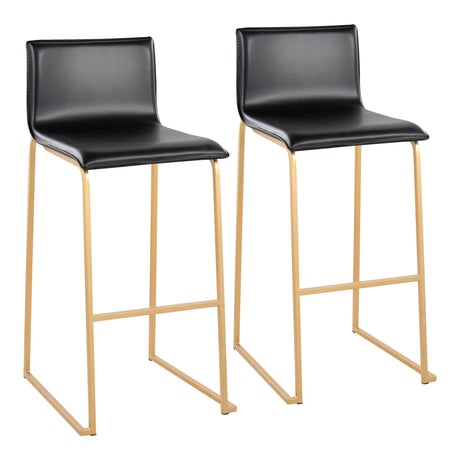 Mara - Contemporary Upholstered Barstool (Set of 2) - Furniture Home Direct