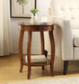 Alysa - Walnut Accent Table - Walnut - Furniture Home Direct