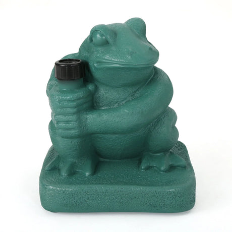 Whimsical - Frog Neptune Umbrella Base Concrete