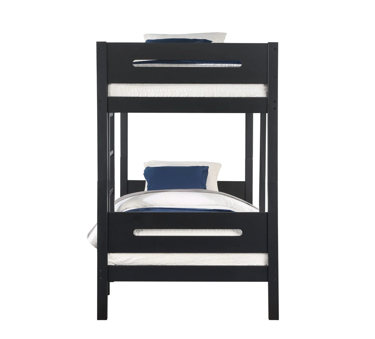 Ekko - Twin Twin Bunk Bed - Black - Furniture Home Direct