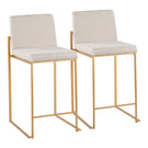 Fuji - Contemporary High Back Stylish Counter Stool - Furniture Home Direct