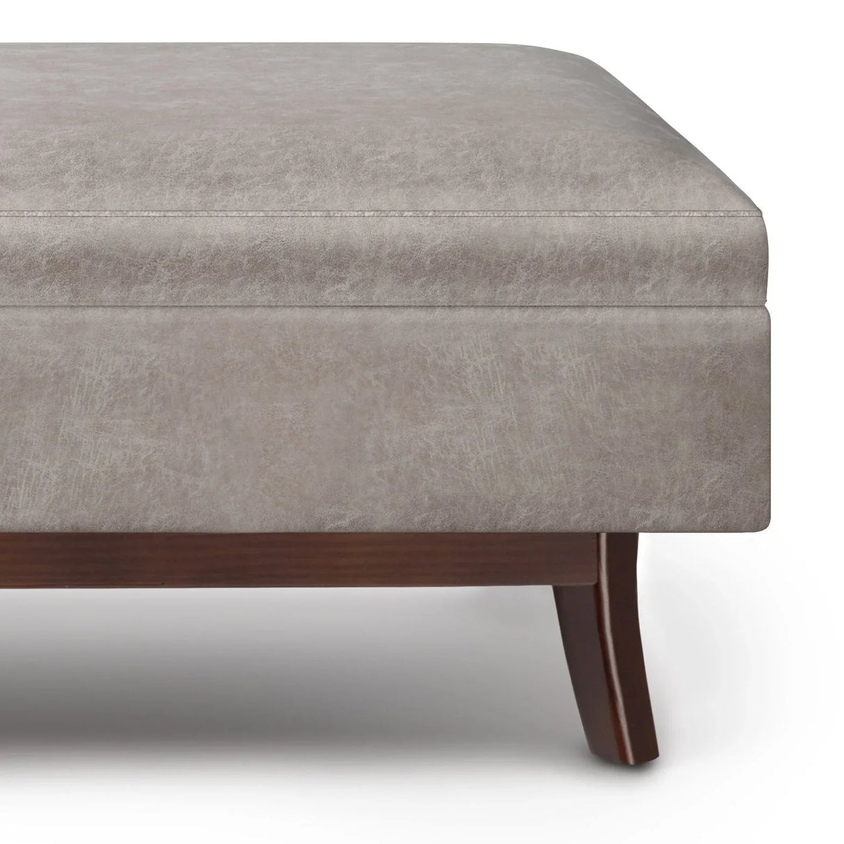Owen - Upholstered Rectangular Storage Ottoman - Furniture Home Direct