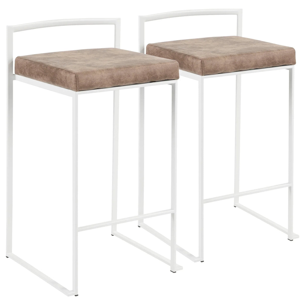 Fuji - Simple Elegance, Contemporary Stackable Counter Stool - Furniture Home Direct