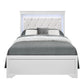 Shaker - 5 Pieces Bedroom Set With Crystal Inspired Tufted Headboard And LED Lighting - Furniture Home Direct