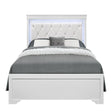 Shaker - 5 Pieces Bedroom Set With Crystal Inspired Tufted Headboard And LED Lighting - Furniture Home Direct