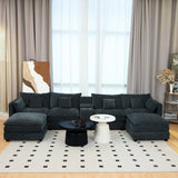 U Shaped Sectional Cloud Couch For Living Room - Furniture Home Direct