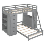 Bunk Bed With LED Light And USB Ports - Furniture Home Direct