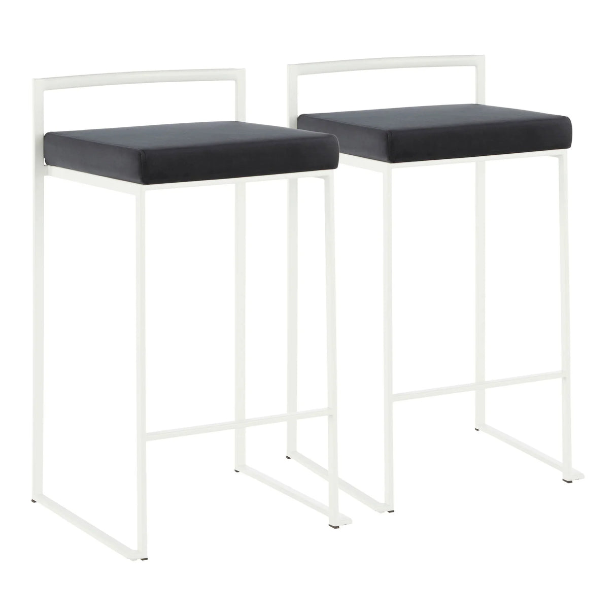 Fuji - Simple Elegance, Contemporary Stackable Counter Stool - Furniture Home Direct