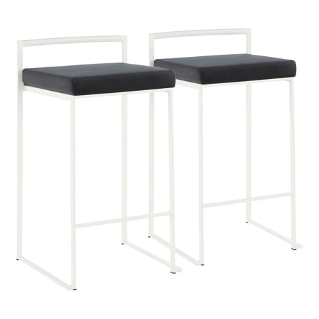 Fuji - Simple Elegance, Contemporary Stackable Counter Stool - Furniture Home Direct