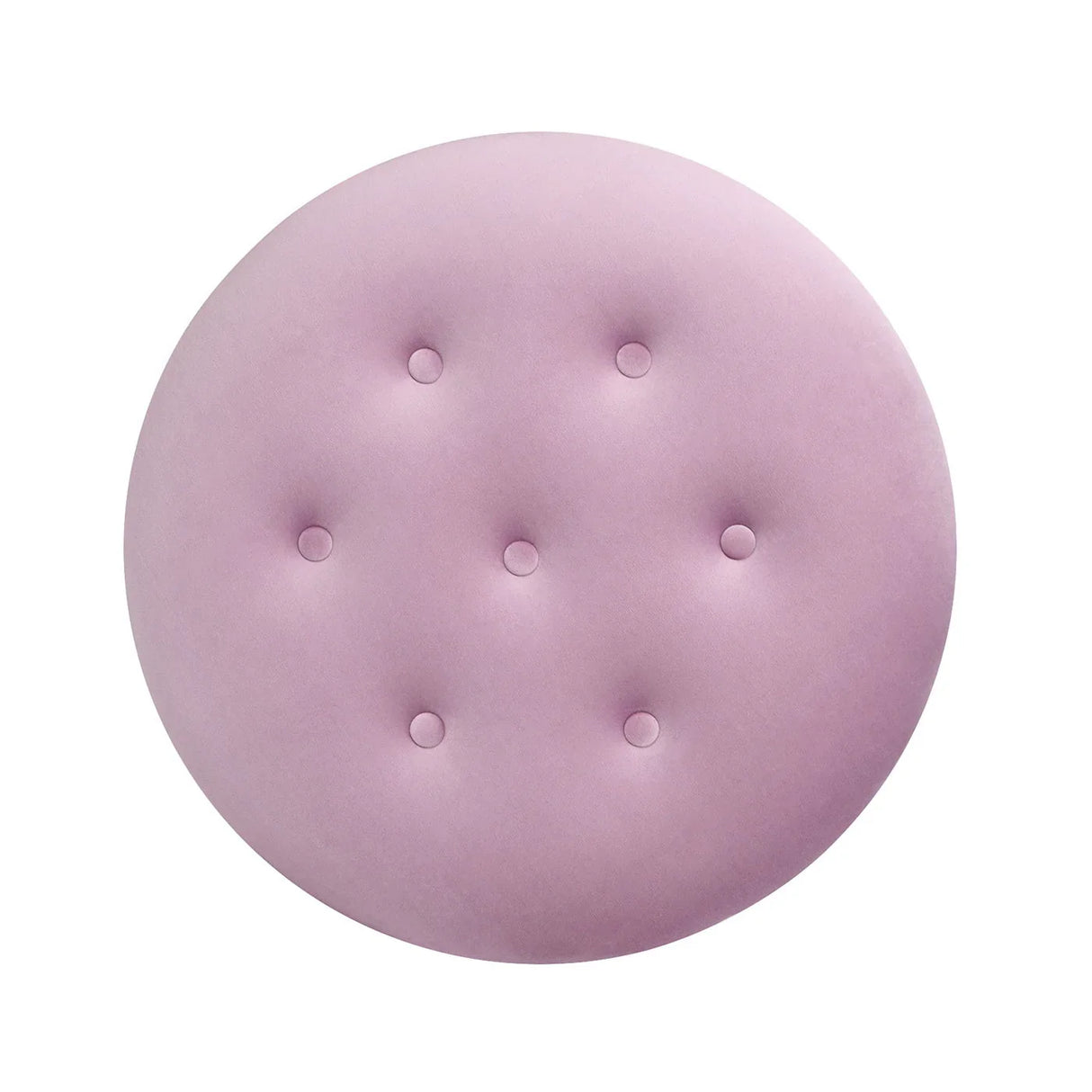 Yolanda - Round Upholstered Accent Ottoman - Furniture Home Direct