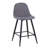 Pebble - Mid Century Casual Comfort Modern Counter Stool (Set of 2) - Furniture Home Direct