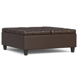 Harrison - Upholstered Coffee Table Storage Ottoman - Furniture Home Direct
