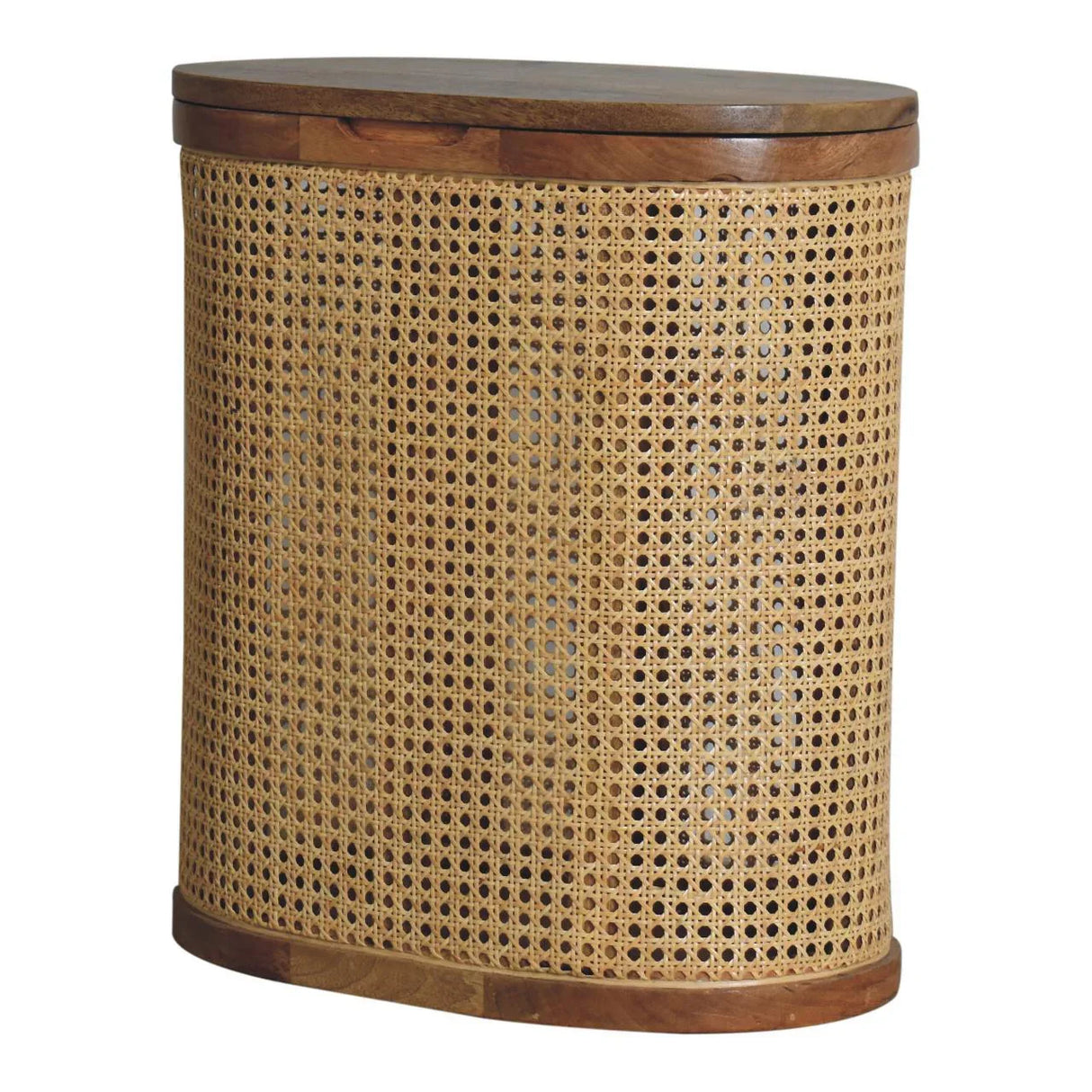 Larissa - Lid Up, Storage Stool - Oak - Furniture Home Direct