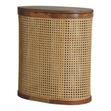 Larissa - Lid Up, Storage Stool - Oak - Furniture Home Direct