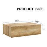 Modern Coffee Table With Smooth Light Wood Texture Patterns Material - Natural Wood - Furniture Home Direct