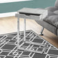 Accent Table, C - Shaped Contemporary Elegant Desig - Furniture Home Direct