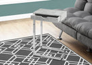Accent Table, C - Shaped Contemporary Elegant Desig - Furniture Home Direct