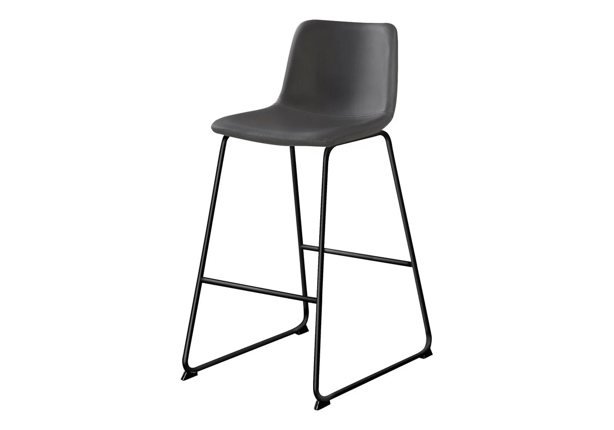 Office Chair, Bar Height, Standing, Computer Desk, Work, Leather Look, Contemporary, Modern - Furniture Home Direct