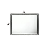 Haiden - Weathered Mirror - Black - Furniture Home Direct