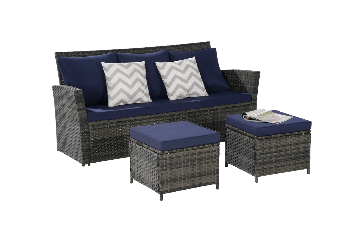 3 Piece Outdoor Patio Set - Furniture Home Direct