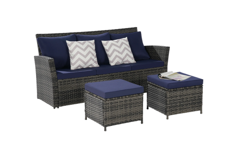 3 Piece Outdoor Patio Set - Furniture Home Direct
