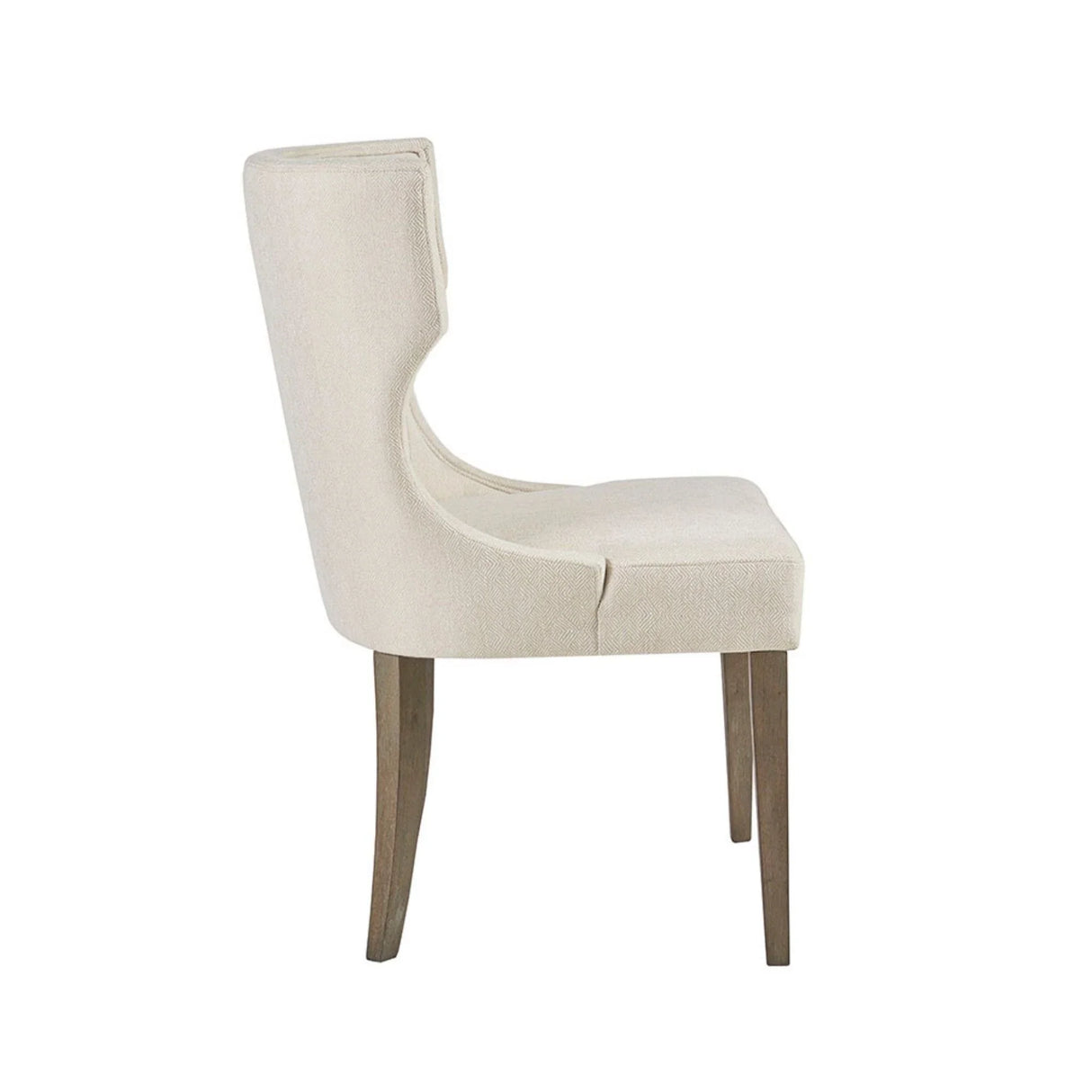 Elegant Design Dining Chair Polyester - Cream - Furniture Home Direct
