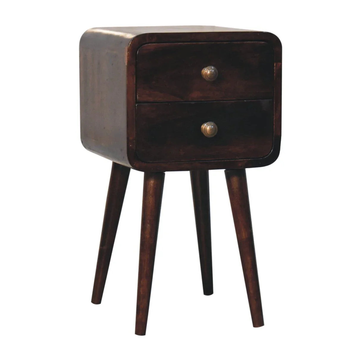 Curved Nightstand, - Furniture Home Direct