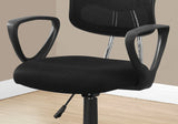 Office Chair, Adjustable Height, Swivel, Ergonomic, Armrests, Mesh, Contemporary / Modern - Black - Furniture Home Direct