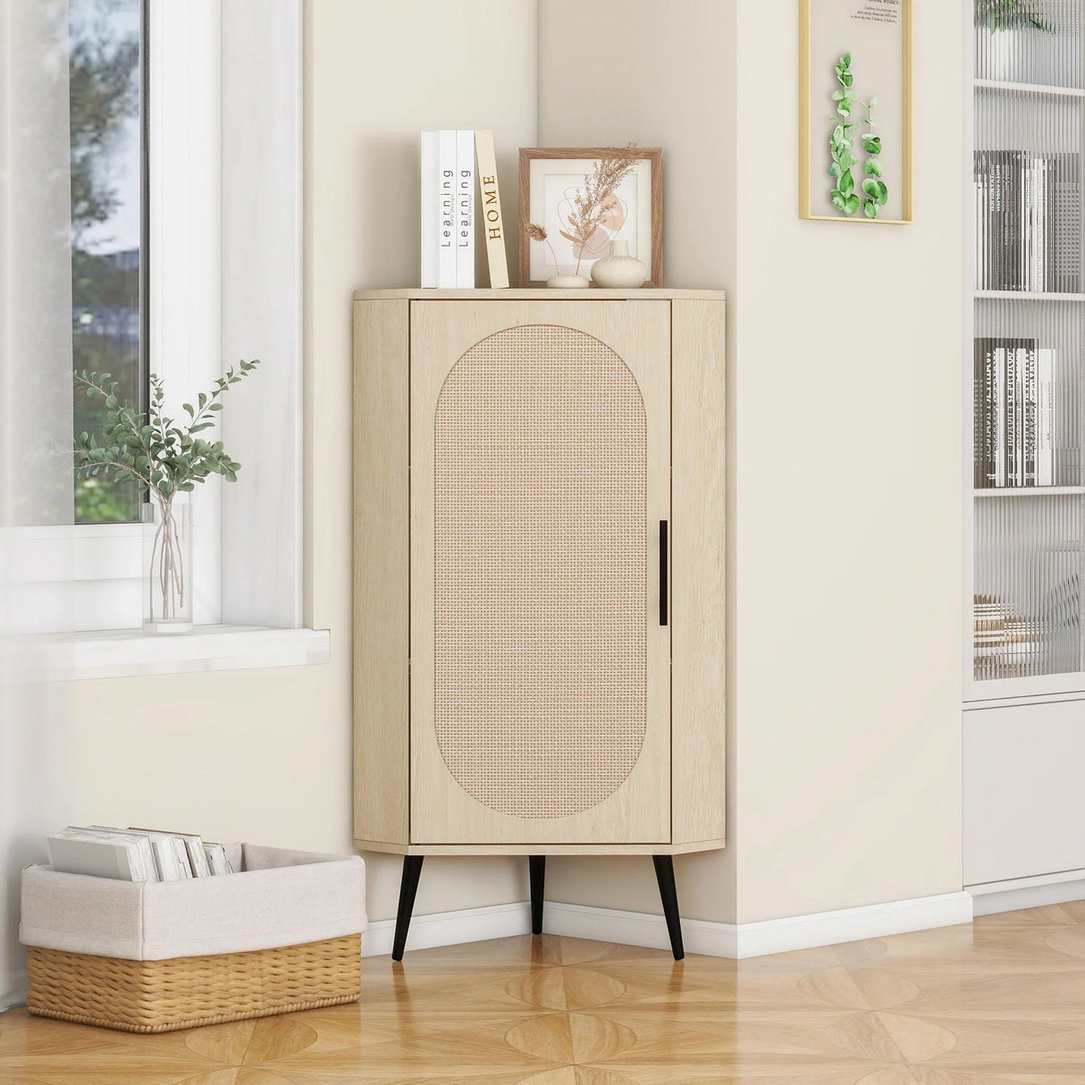 Freestanding Corner Corner Cabinet For Living Room - Furniture Home Direct