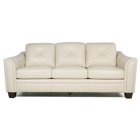 Modern Tufted Leather Sofa - Furniture Home Direct