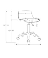 Office Chair, Adjustable Height, Swivel, Ergonomic, Modern - Furniture Home Direct