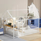 House Frame With Desk, Shelves, Power Outlets And USB Ports - Furniture Home Direct