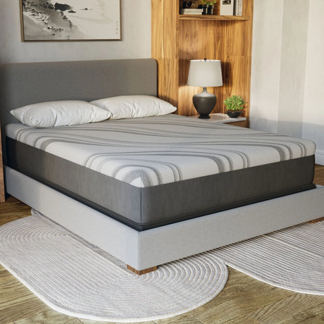 Bib Nl - 12" Pro Gel Hybrid Medium Mattress - Furniture Home Direct